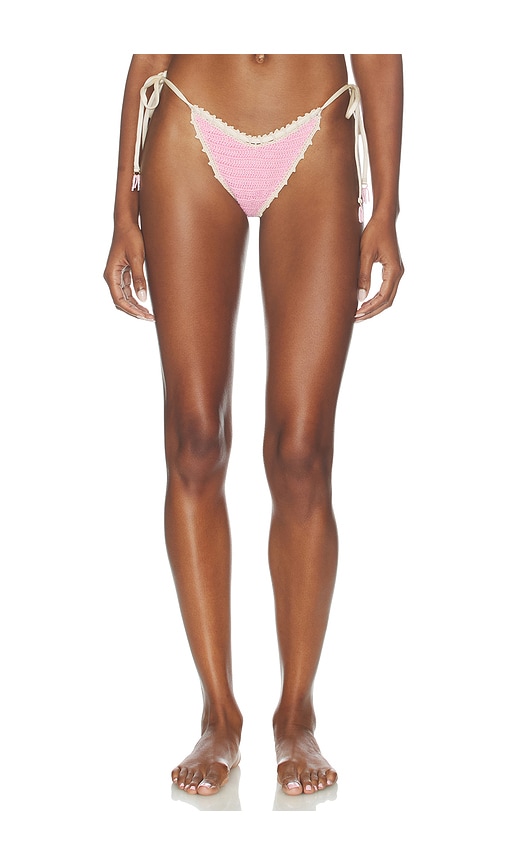 Capittana Trinidad Flower Bottom in Pink. - M also in L