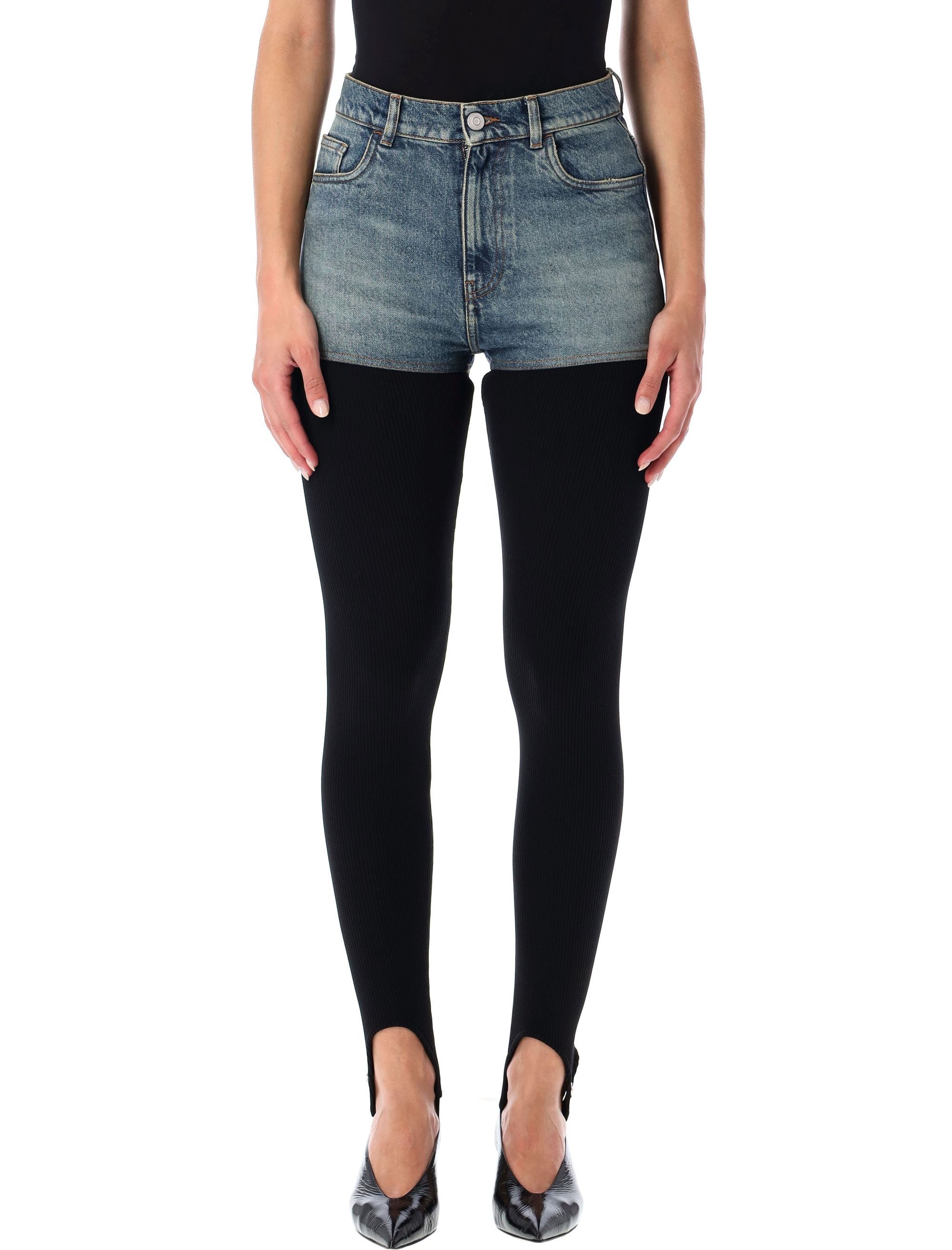 Hybrid Rib Denim Pants