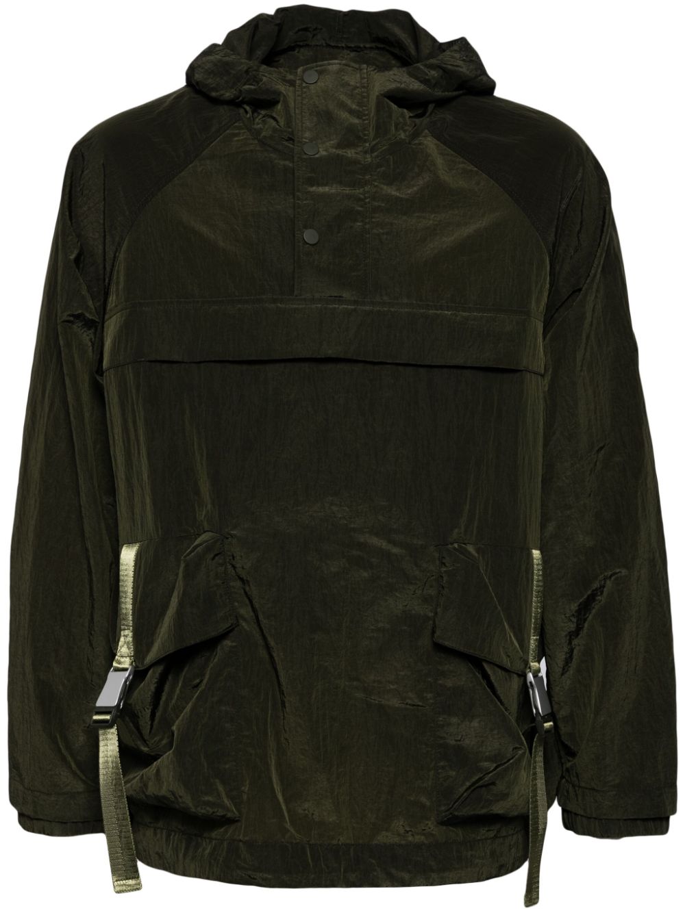 Multi pocket long-sleeves windbreaker - Green