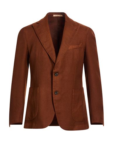 Man Blazer Brown Size 42 Virgin Wool