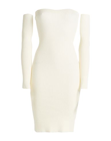 Woman Mini dress Cream Size ONESIZE Viscose, Polyester, Polyamide