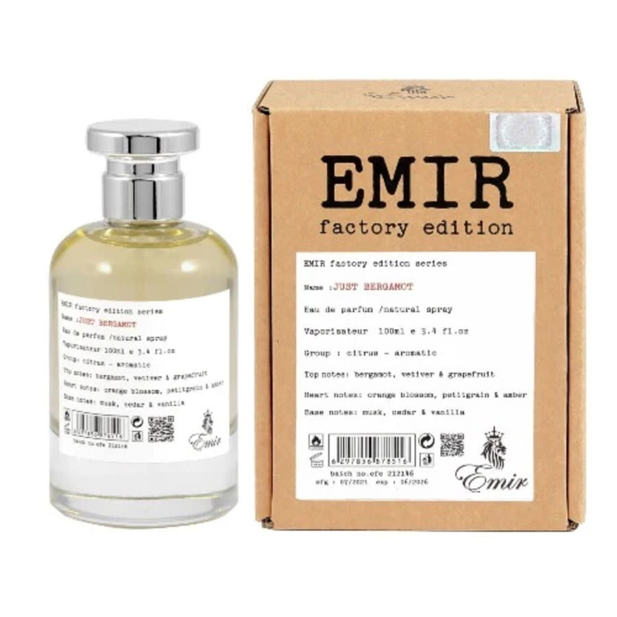 Unisex Factory Edition Just Bergamot EDP Spray 3.38 oz Fragrances 6297856878516
