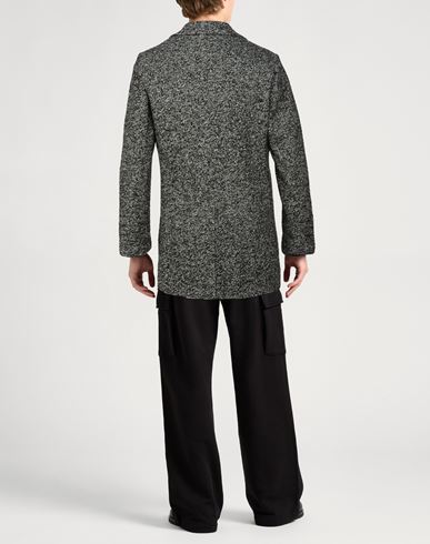 Man Coat Black Size 38 Wool, Polyamide, Acrylic, Polyester