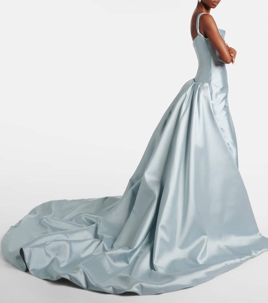 Satin gown