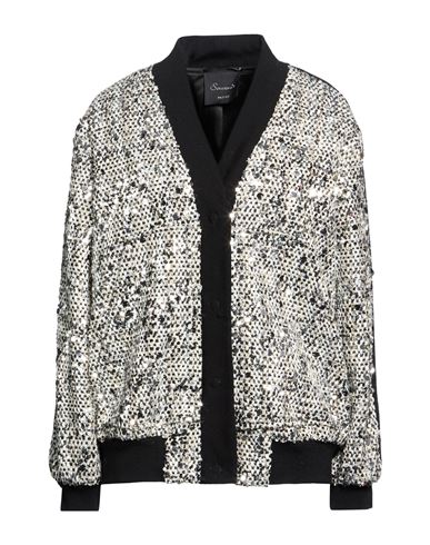 Privée Woman Jacket Silver Size XS Polyester