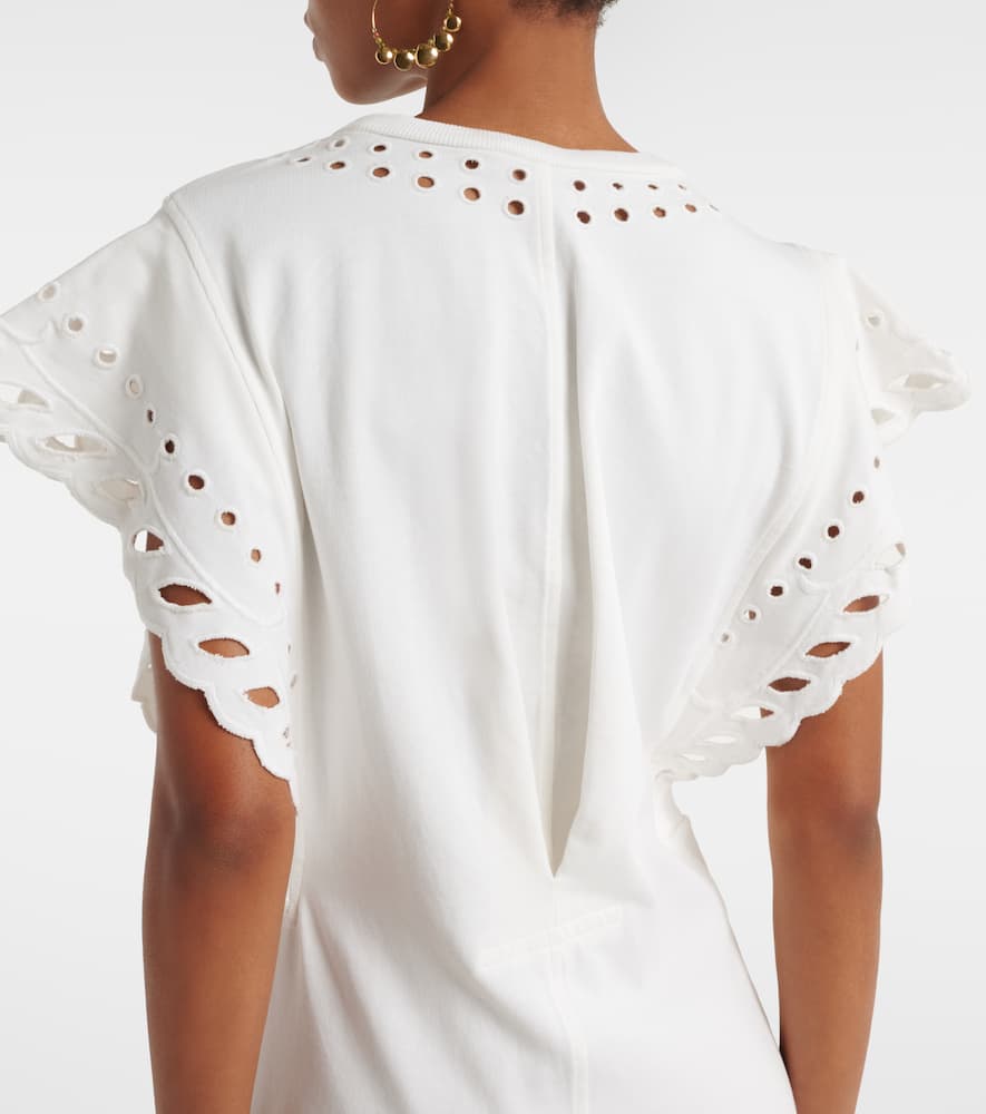 Orlane embroidered cotton minidress