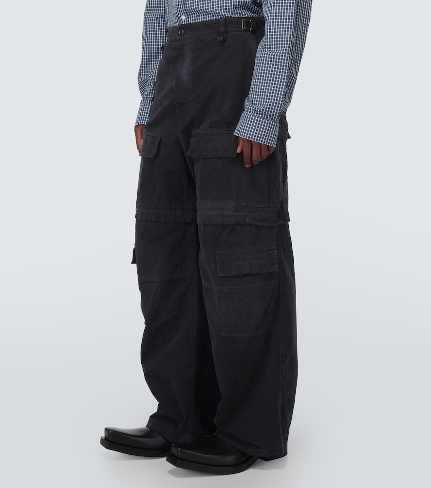 Cotton twill cargo pants