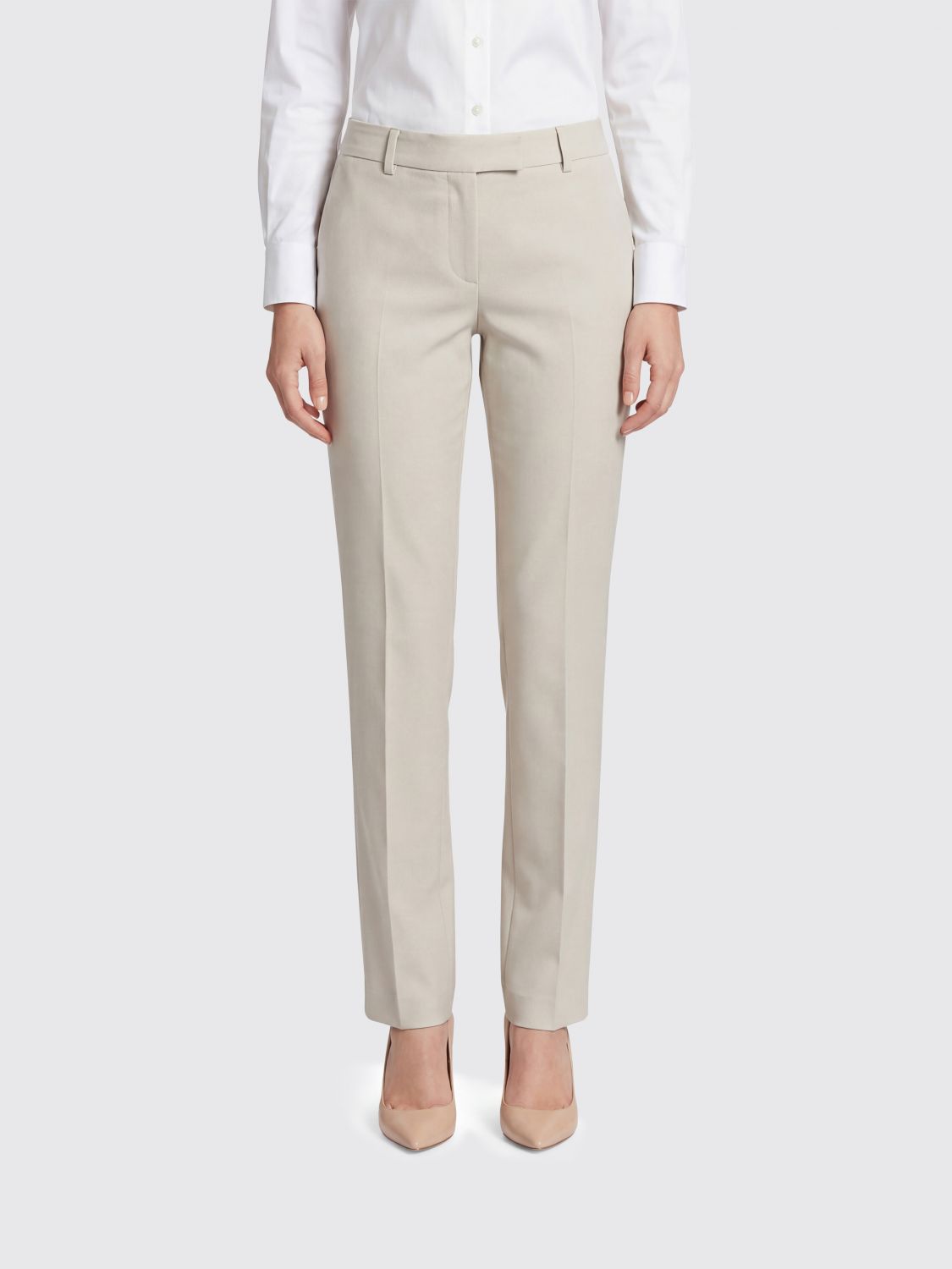 Pants Woman color Dove Grey