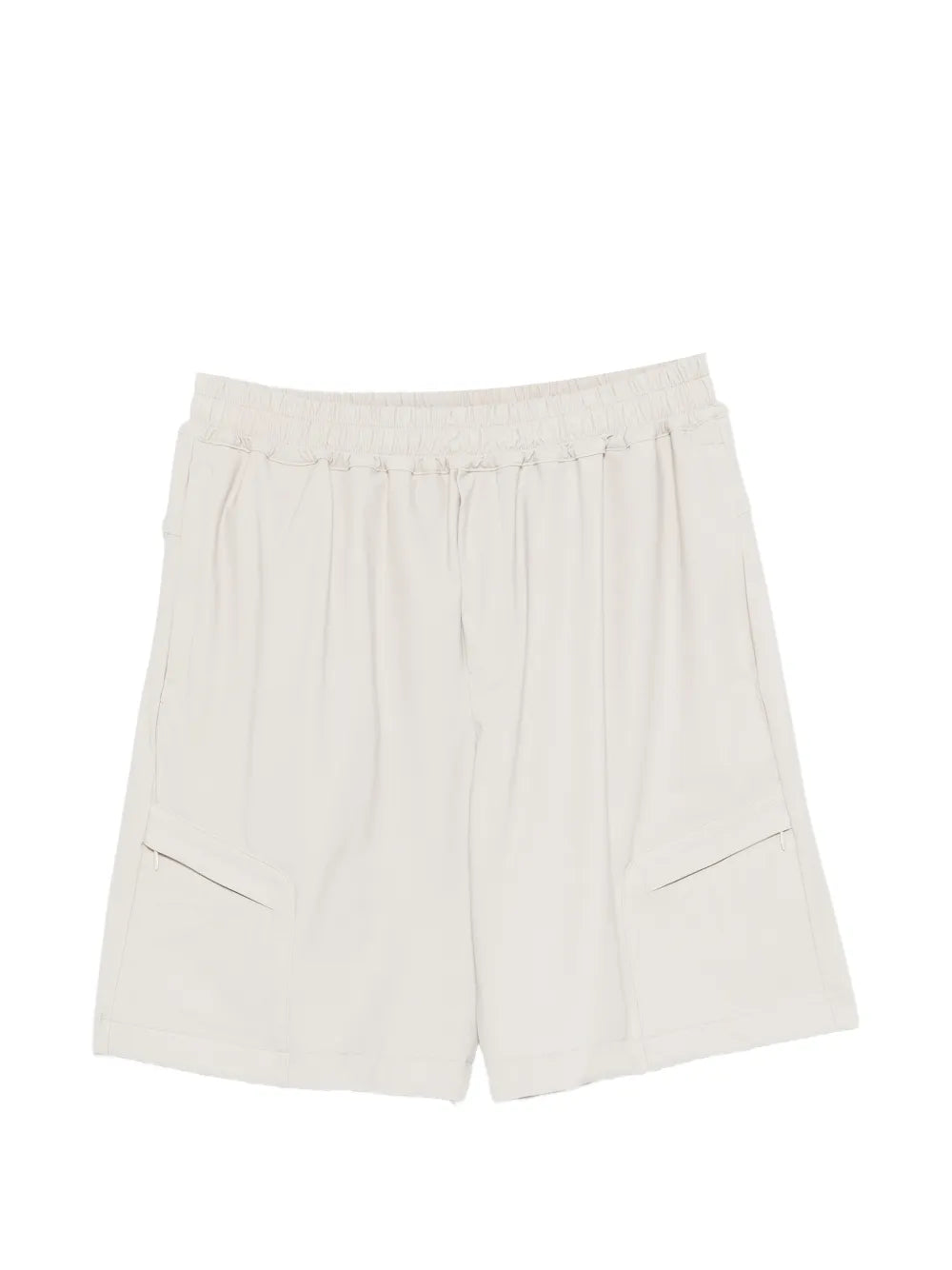 Elasticated Waistband Bermuda — Sand