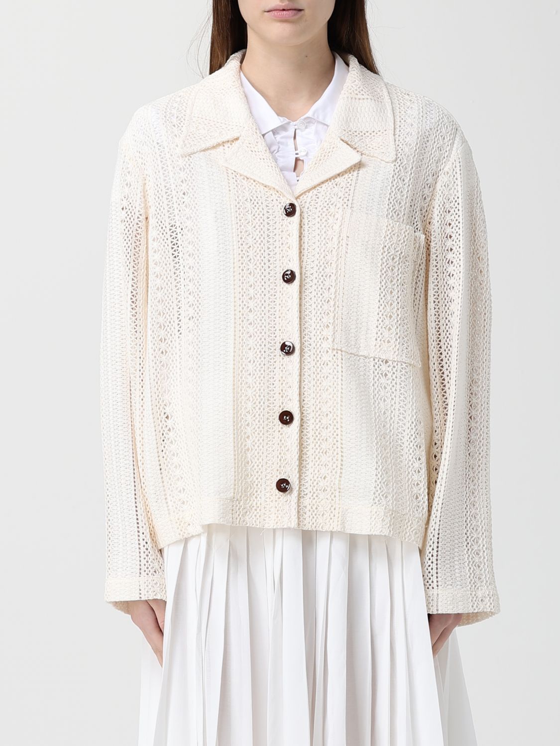 Jacket Woman color Ivory