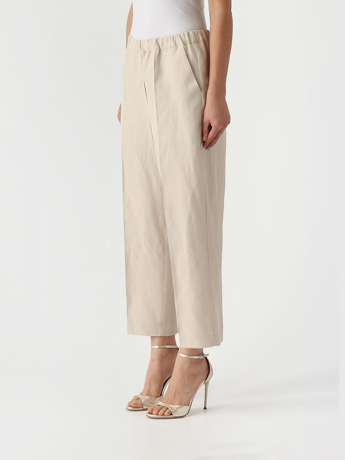 Pants Woman color Beige