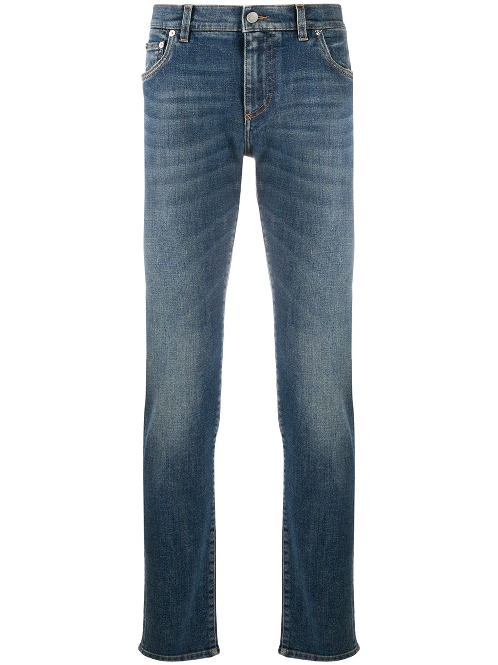 Logo plaque jeans - Blue