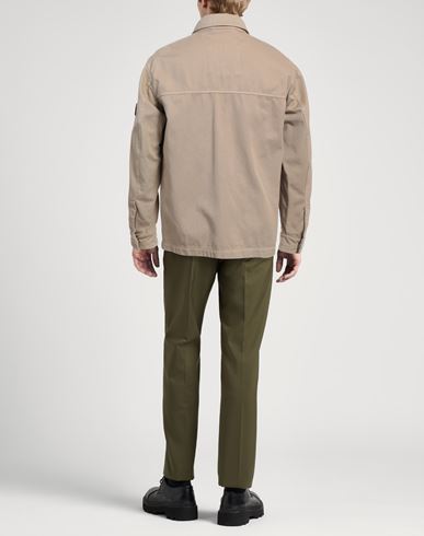Man Jacket Beige Size L Cotton
