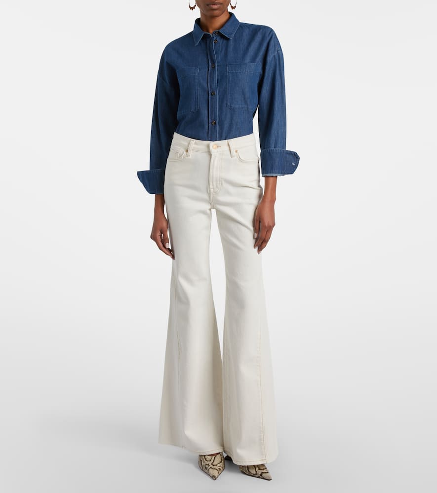 Panel Retro flared jeans