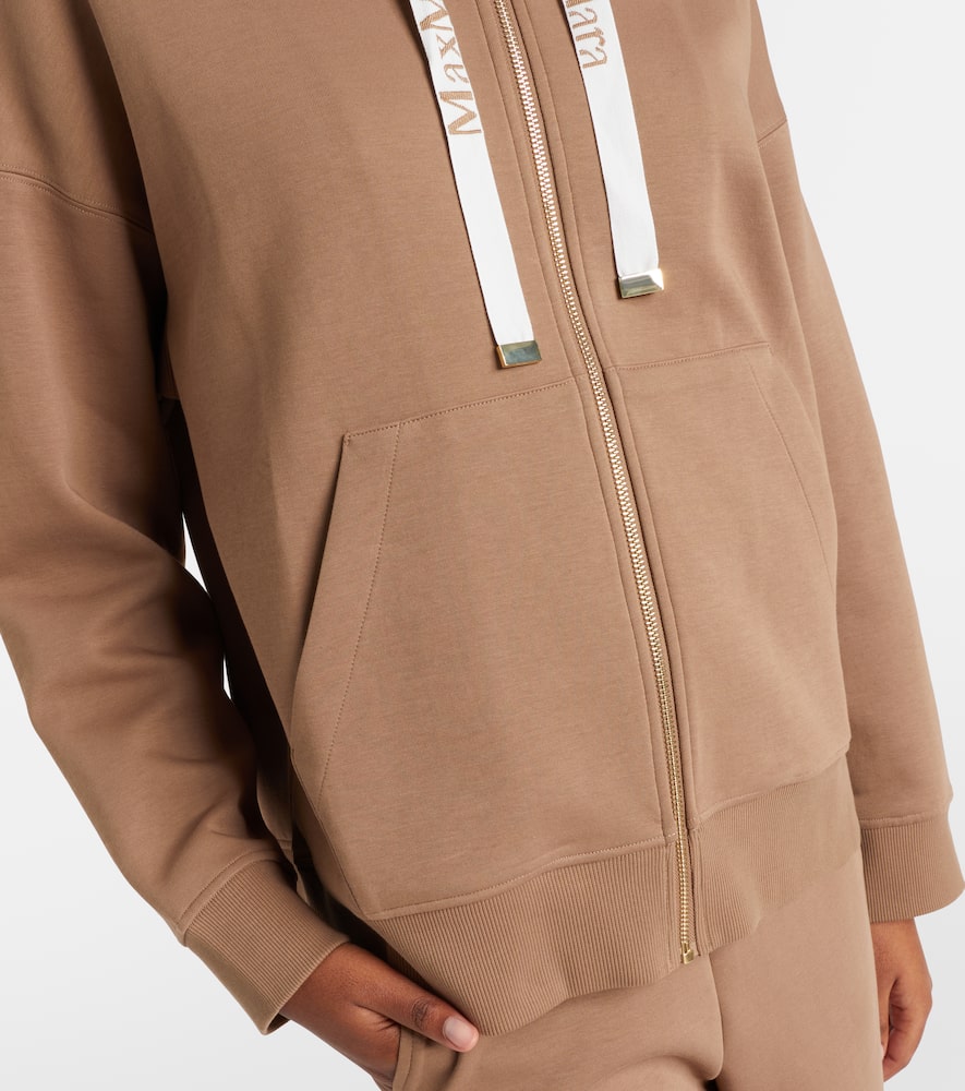 Cotton-blend hoodie