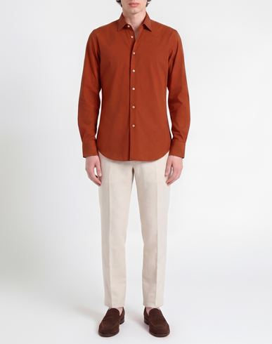 Man Shirt Rust Size 15 ½ Cotton