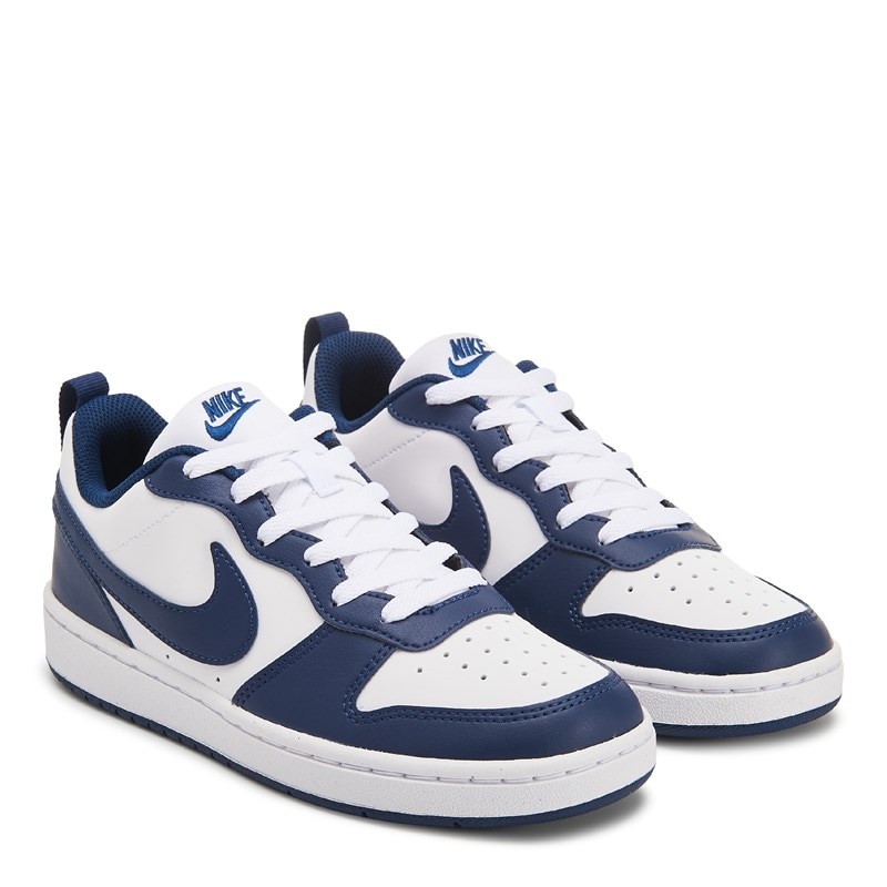 Kids' Court Borough Recraft Low Top Sneaker Big Kid Shoes (Navy/White)