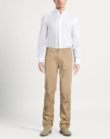 Re_hash Man Pants Camel Size 31 Cotton, Elastane