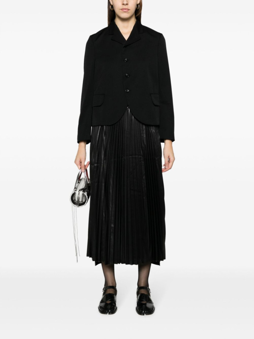 Pleated Straight Hem Trousers