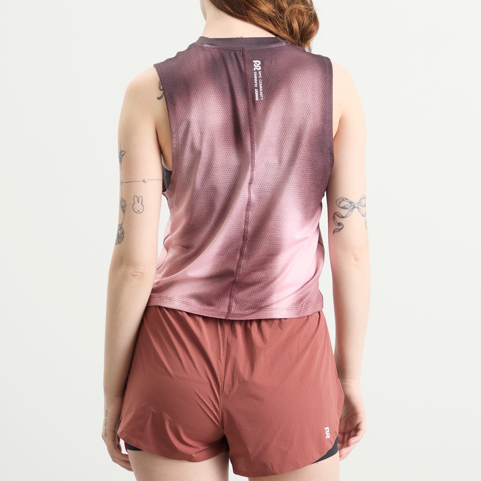 Women's Womens Micromesh™ Muscle Tank Mahogany Multi