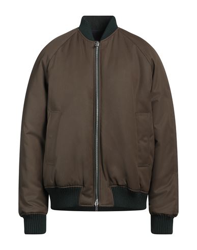 Man Jacket Brown Size XS Polyester, Virgin Wool, Cotton, Polyamide, Elastane