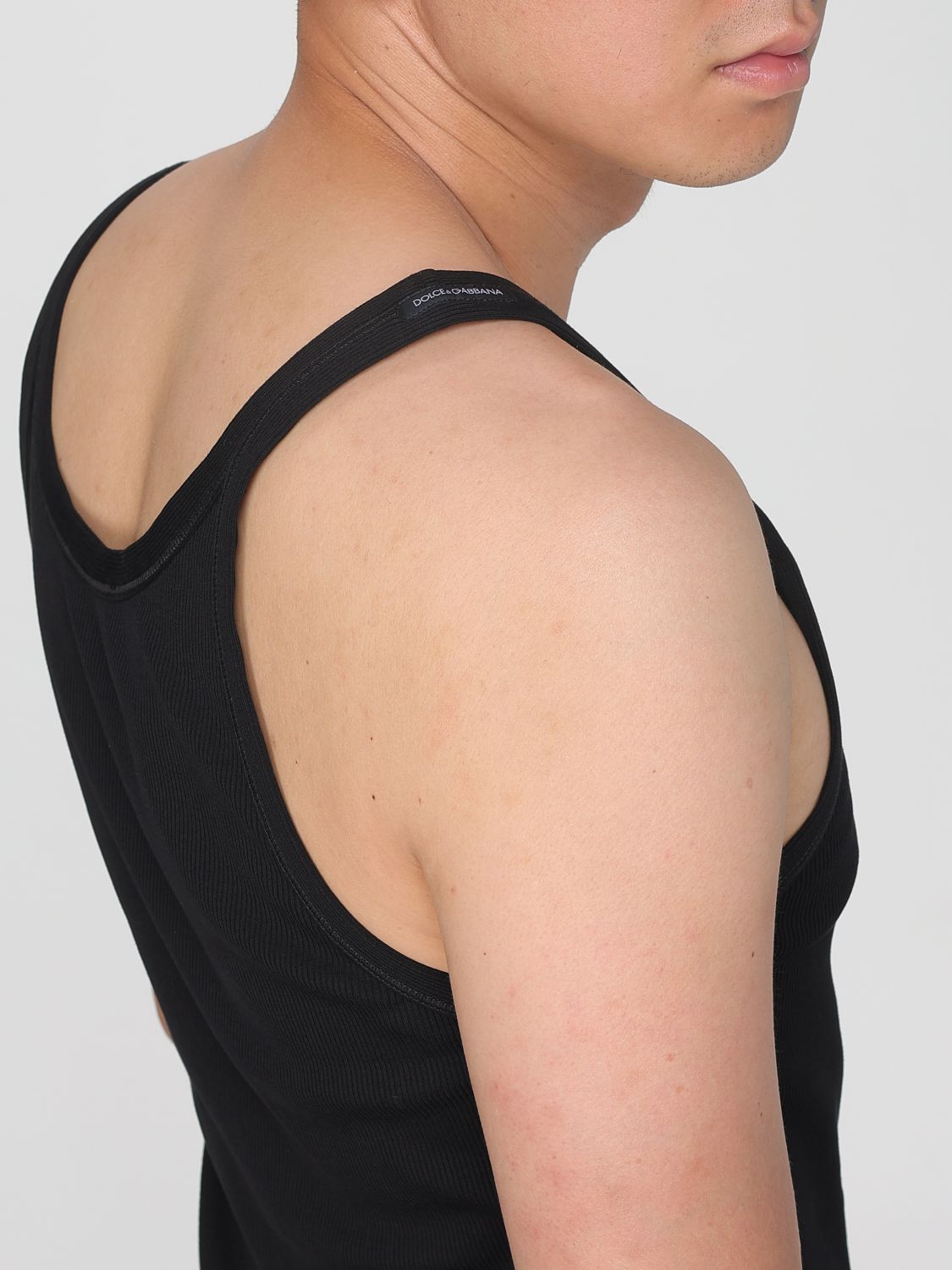 Tank Top Men color Black