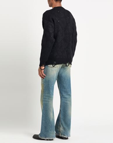 Man Sweater Chocolate brown Size 40 Synthetic fibers, Merino Wool, Mohair wool, Wool