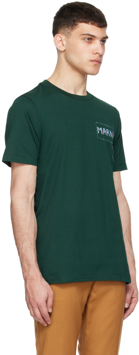Marni Green Patch T-Shirt