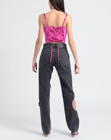 Woman Top Fuchsia Size 6 Polyamide