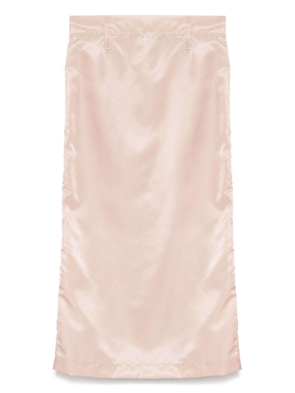 A.M.G. rear-slit midi skirt - Pink