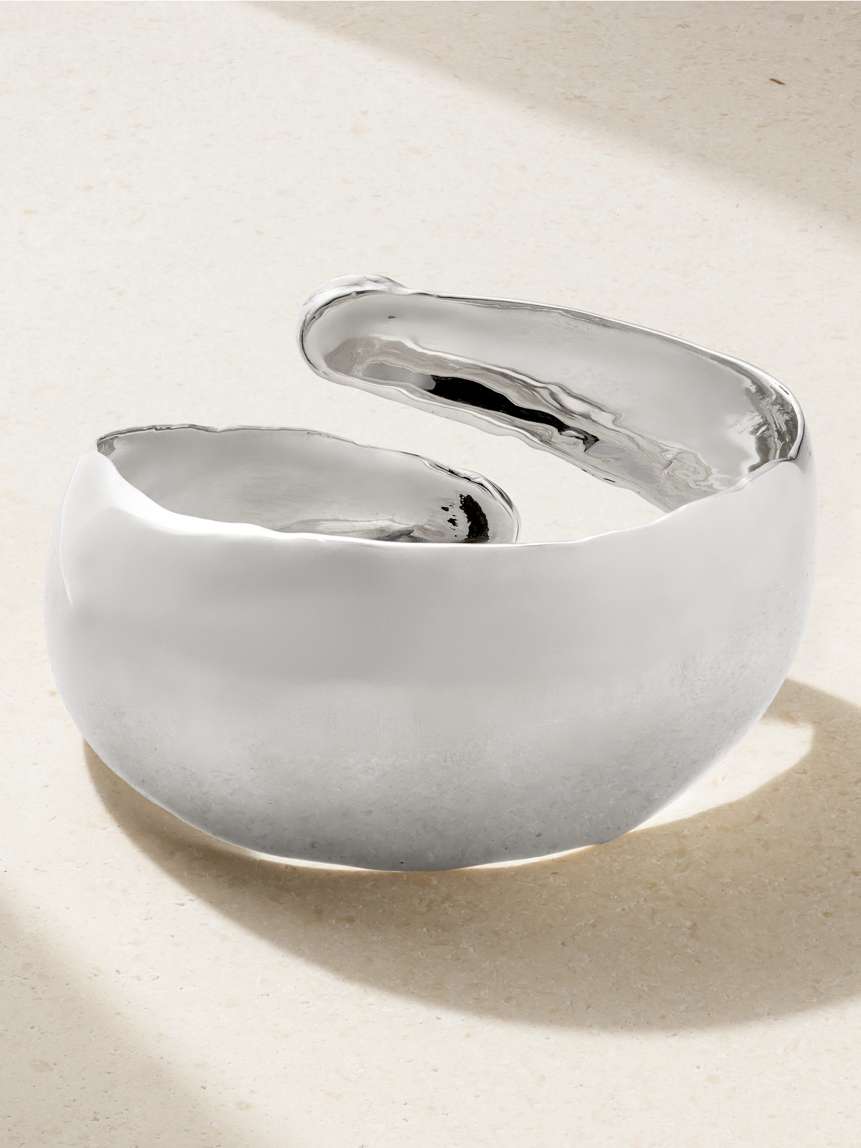 Olympia Silver-tone Arm Cuff - One size
