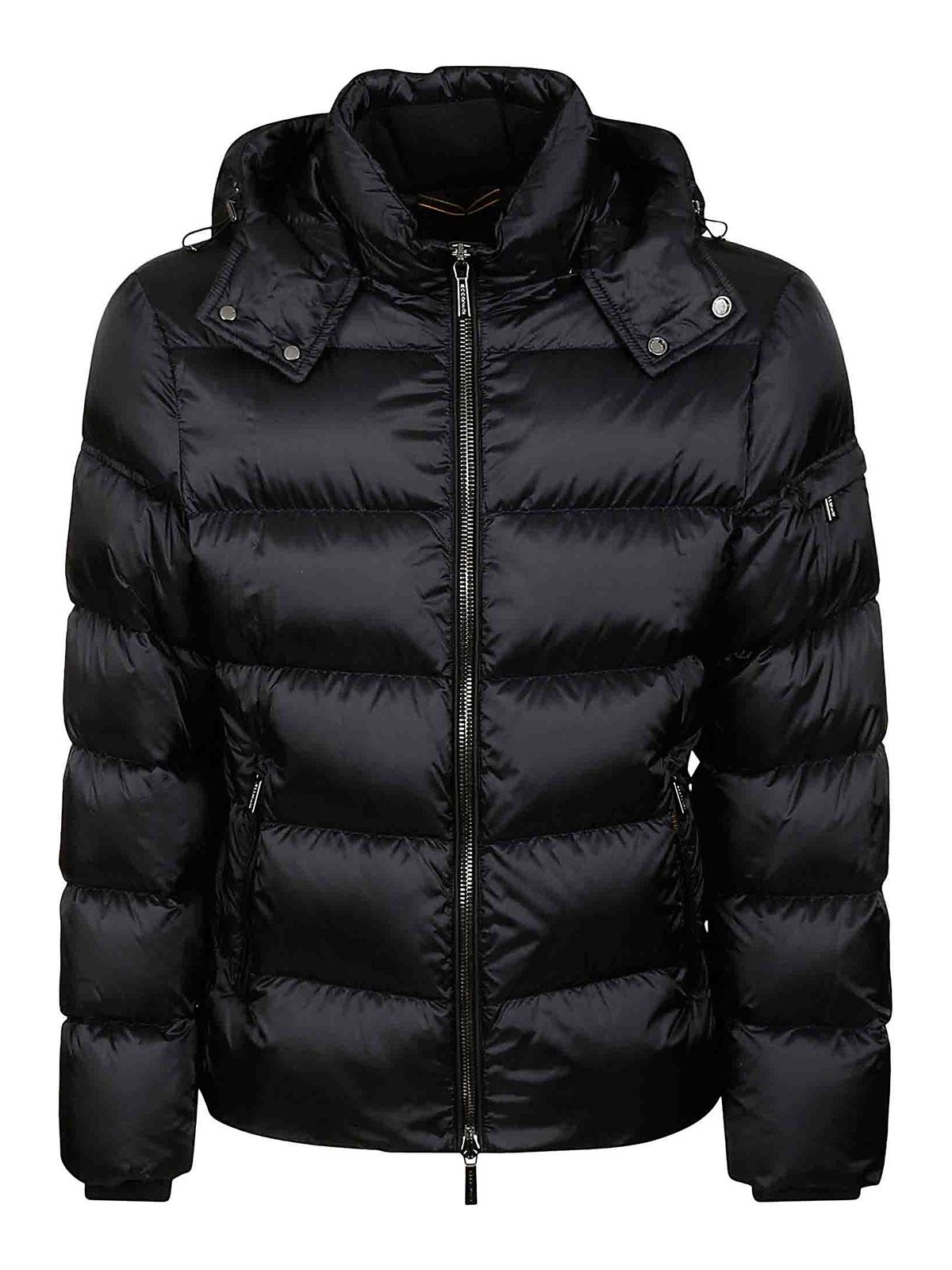 Down Jacket In Black Nylon