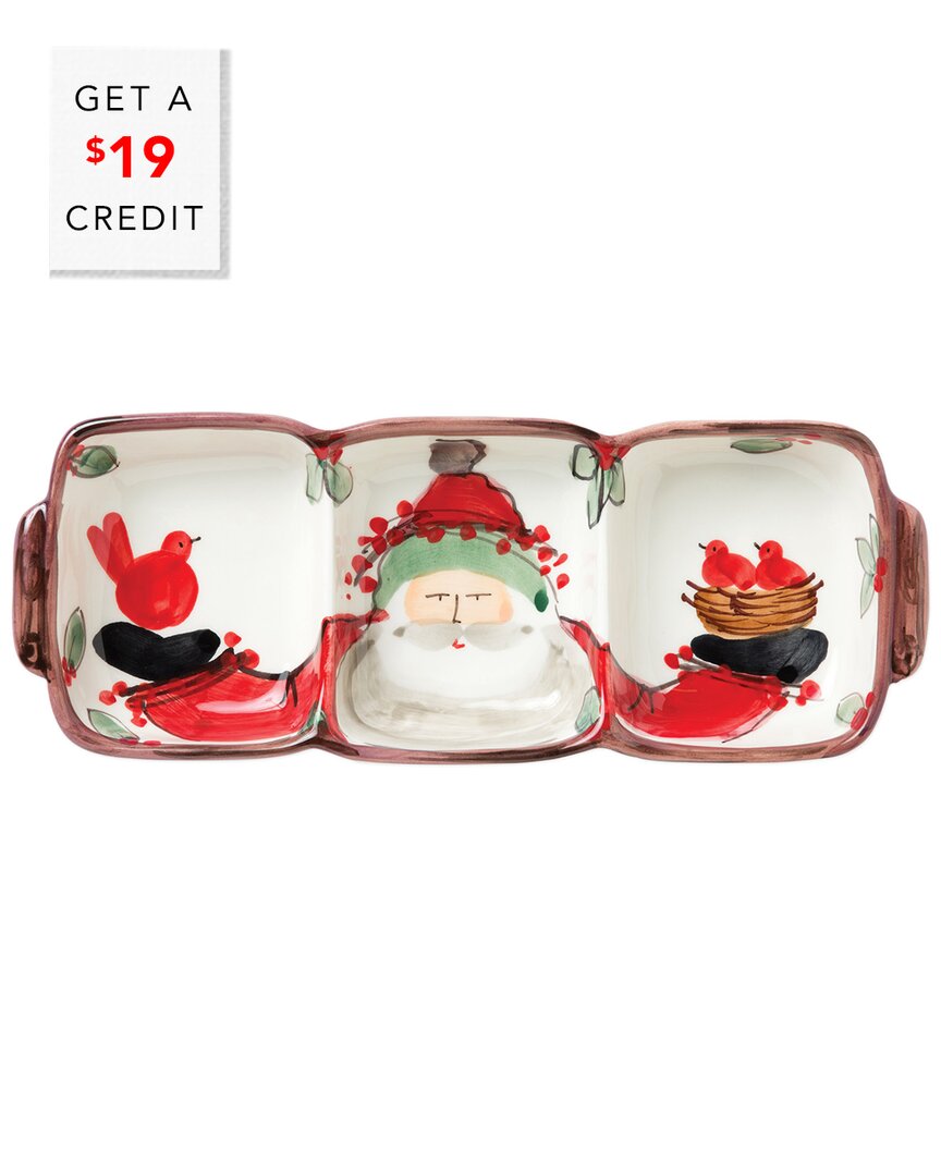 Old St. Nick Three-Part Server With $19 Credit