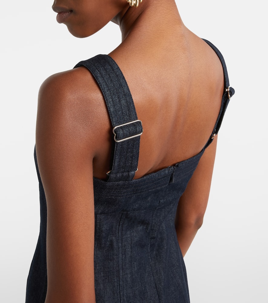 Rosaura floral denim midi dress