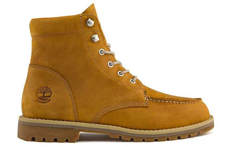 Redwood Falls Waterproof Moc-Toe Wide-Fit Boot 'Wheat Full-Grain'