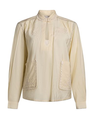 Woman Shirt Cream Size 1 Viscose, Polyamide