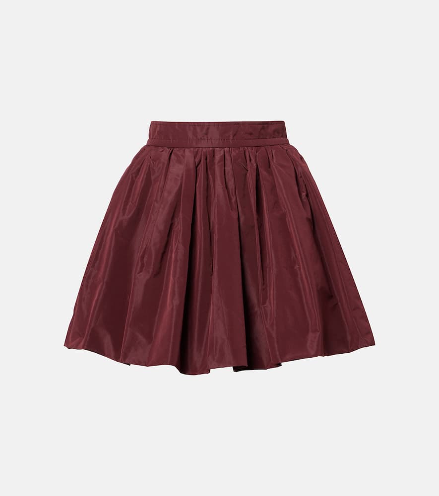 Faille balloon miniskirt