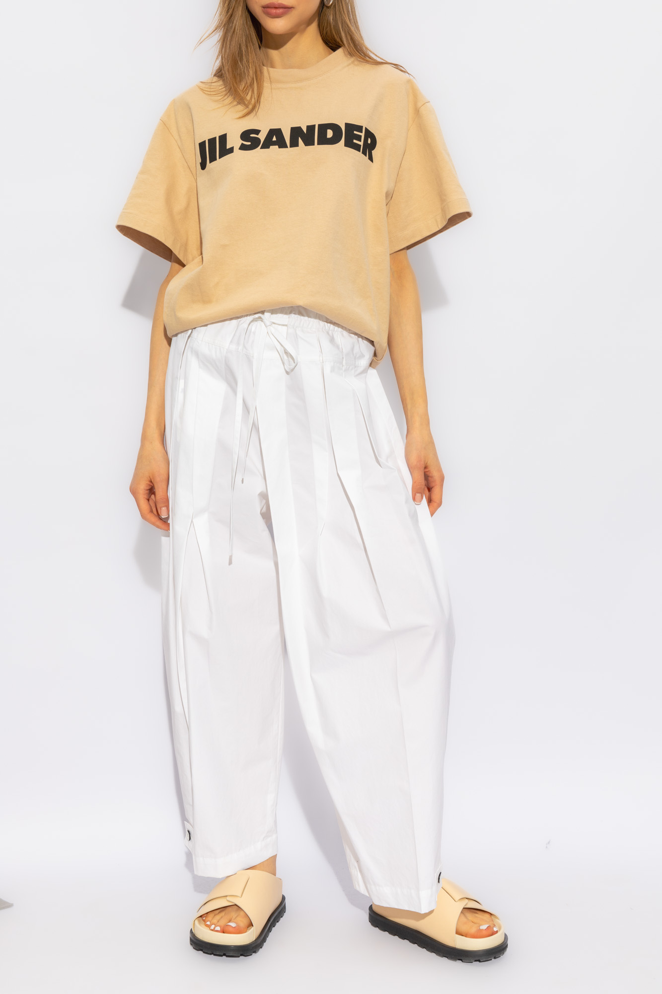 Oversize Trousers, Women's, White