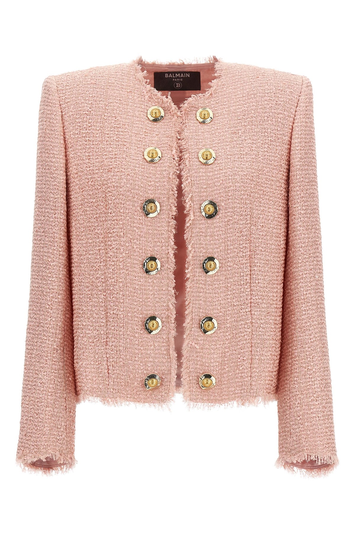 Sequin Tweed Blazer