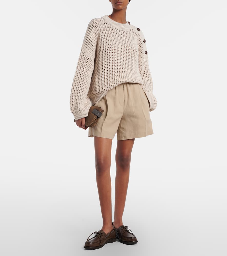 Cotton-blend sweater