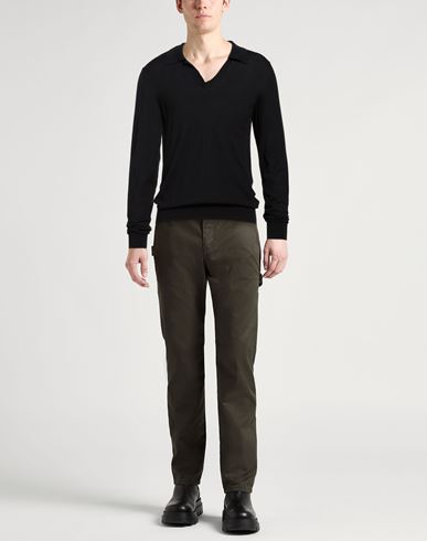 Man Sweater Black Size 38 Wool