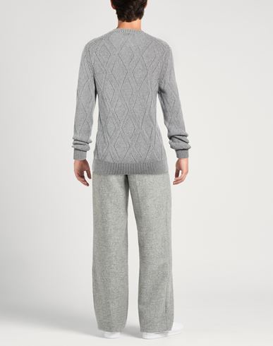 Man Sweater Grey Size 40 Virgin Wool, Viscose, Cashmere