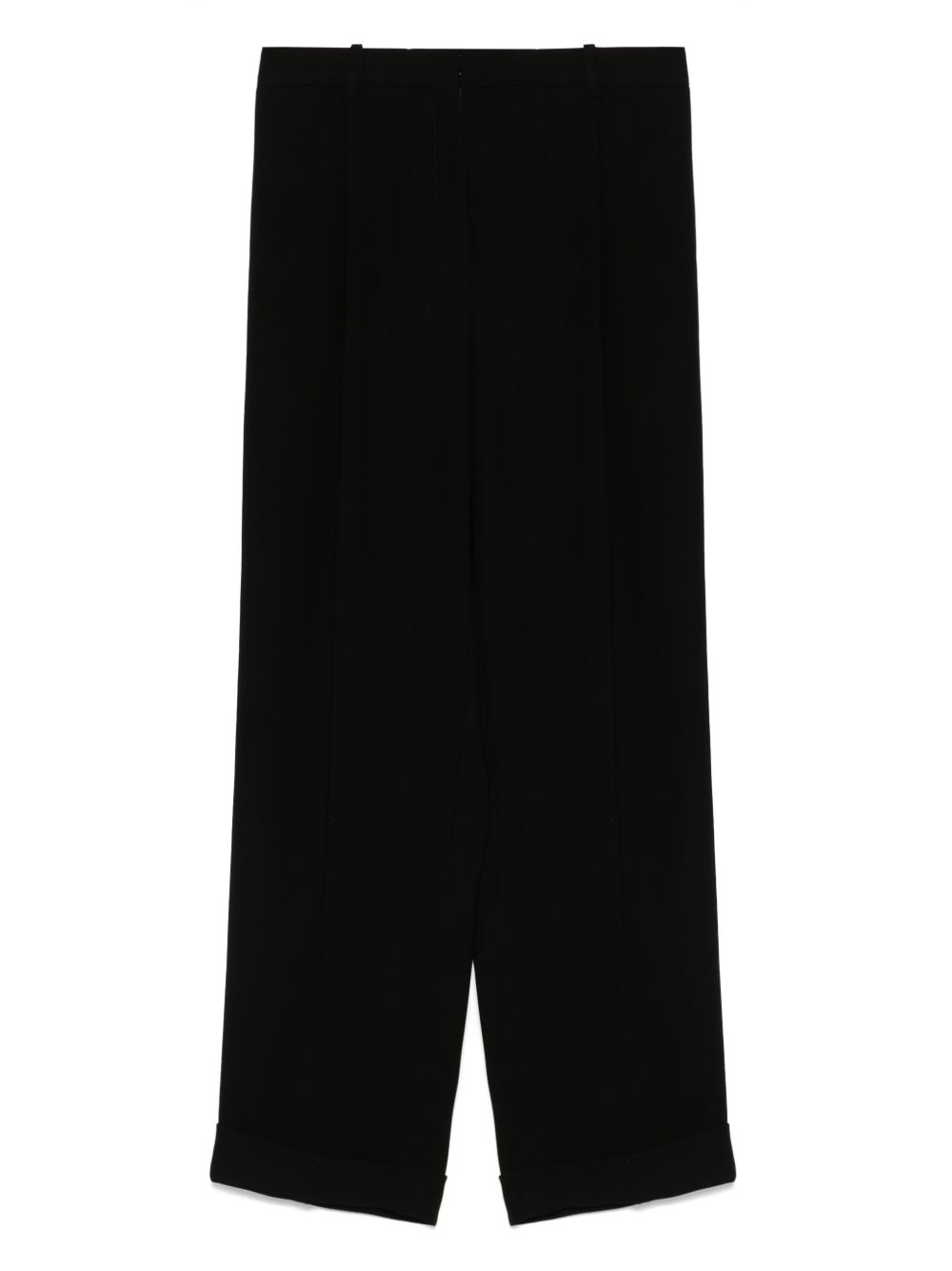A.M.G. pleat-detailed trousers - Black
