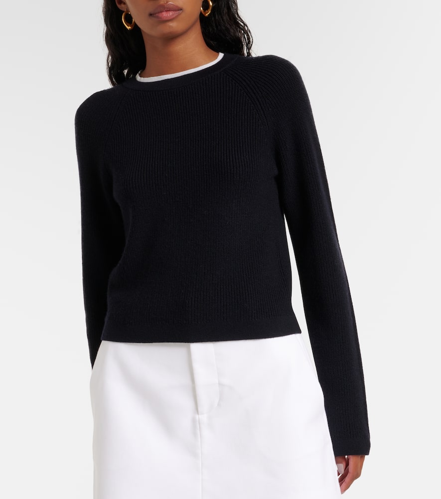 Wool and cashmere sweater