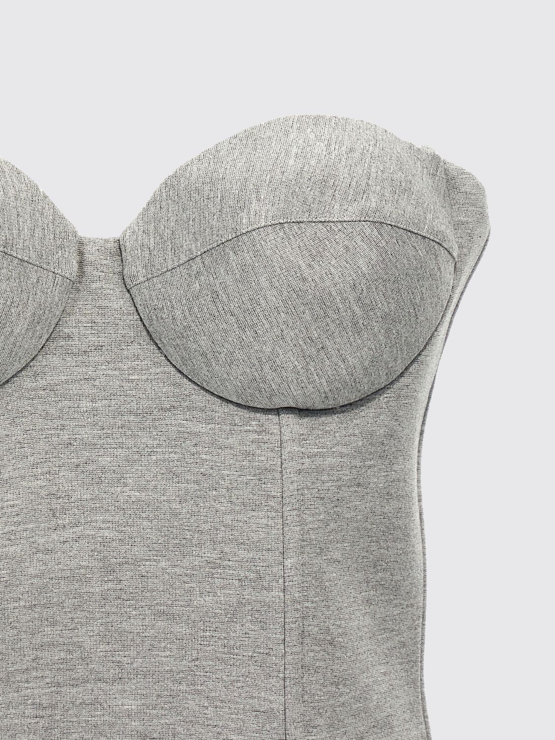 Top Woman color Grey