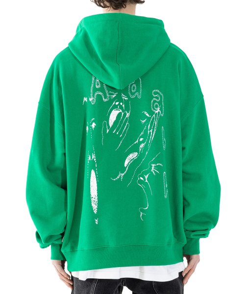 Yoning Heavy Overfit Hooded T-Shirt MSHHD003-GR