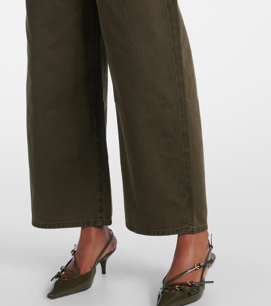 Ayla Cargo high-rise wide-leg jeans