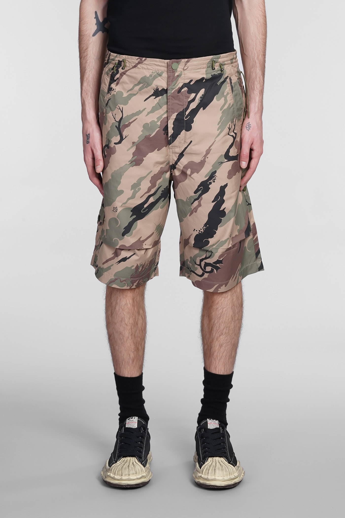 Shorts In Camouflage Polyester