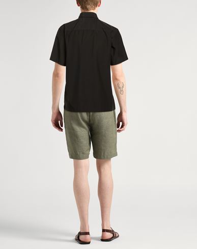 Man Shirt Black Size M Cotton, Nylon