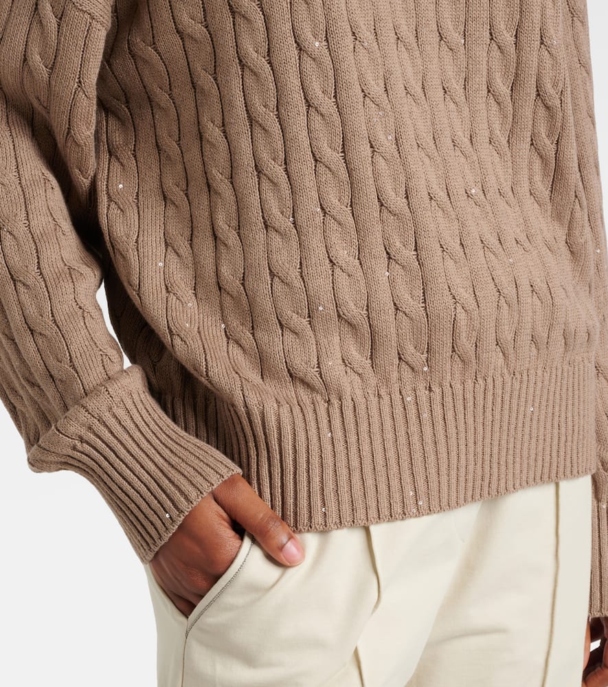 Cotton-blend sweater
